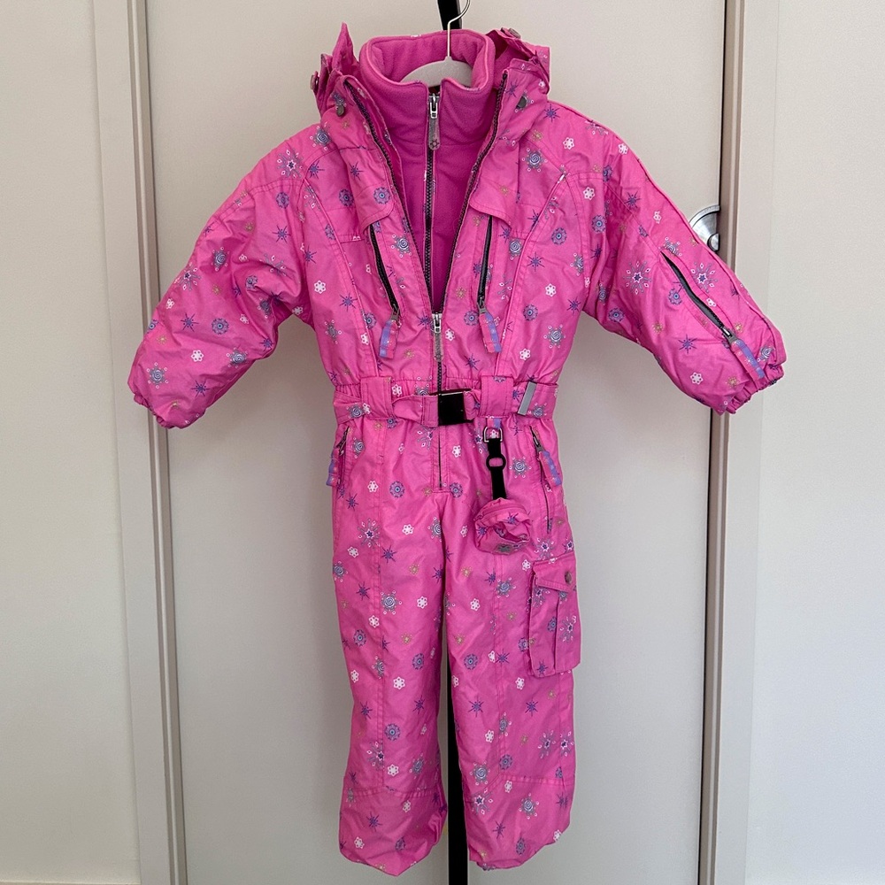 Girls Sz 4 Coulier Super Warm Snow and Ski Suit PINK